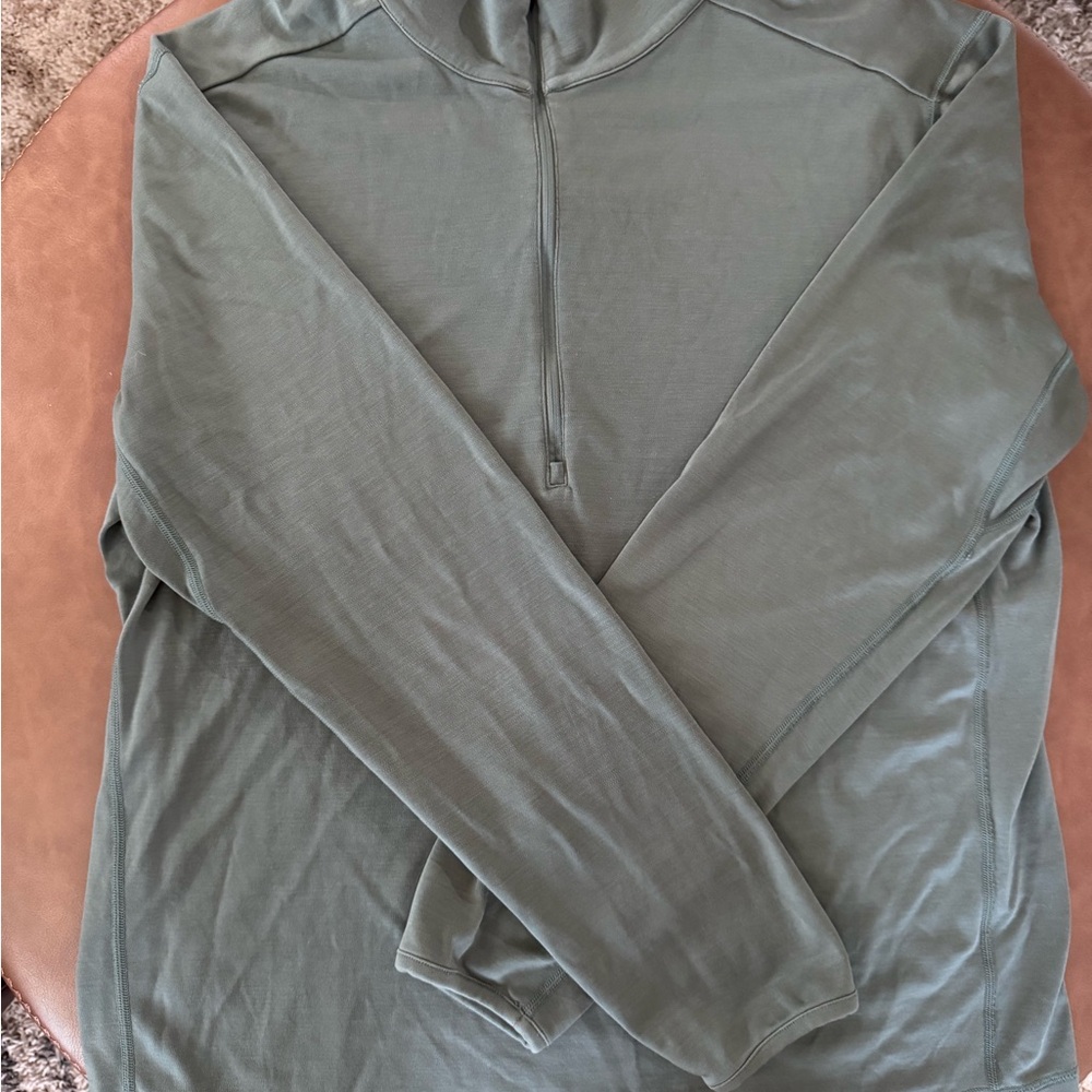 NOBULL Olive Quarter-Zip Pullover
